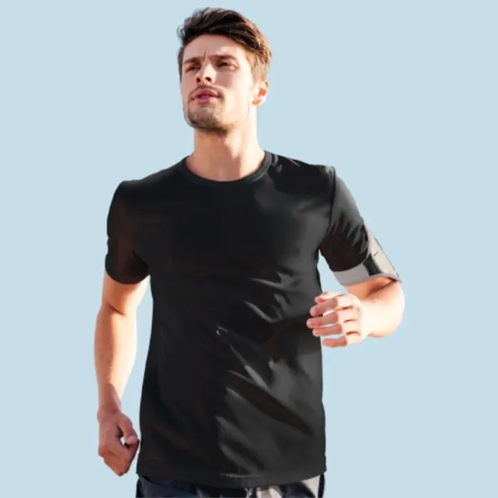 Plain Black Round Neck T-shirt