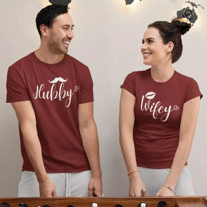 Hubby- Wifey Couple T-Shirt