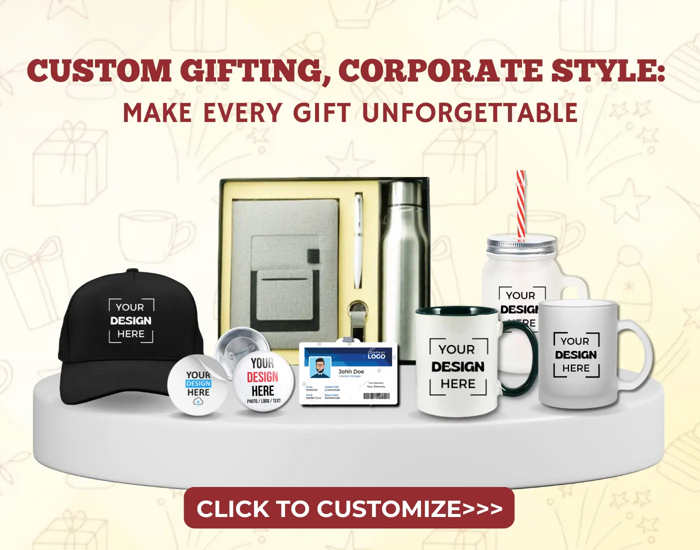 Employee Appreciation Kit 1 - Customized Gift Set for Valued Employees