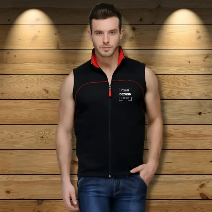 Custom Printed Sleeveless Jacket