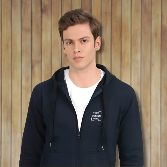 Custom Printed  Zipper Hoodies