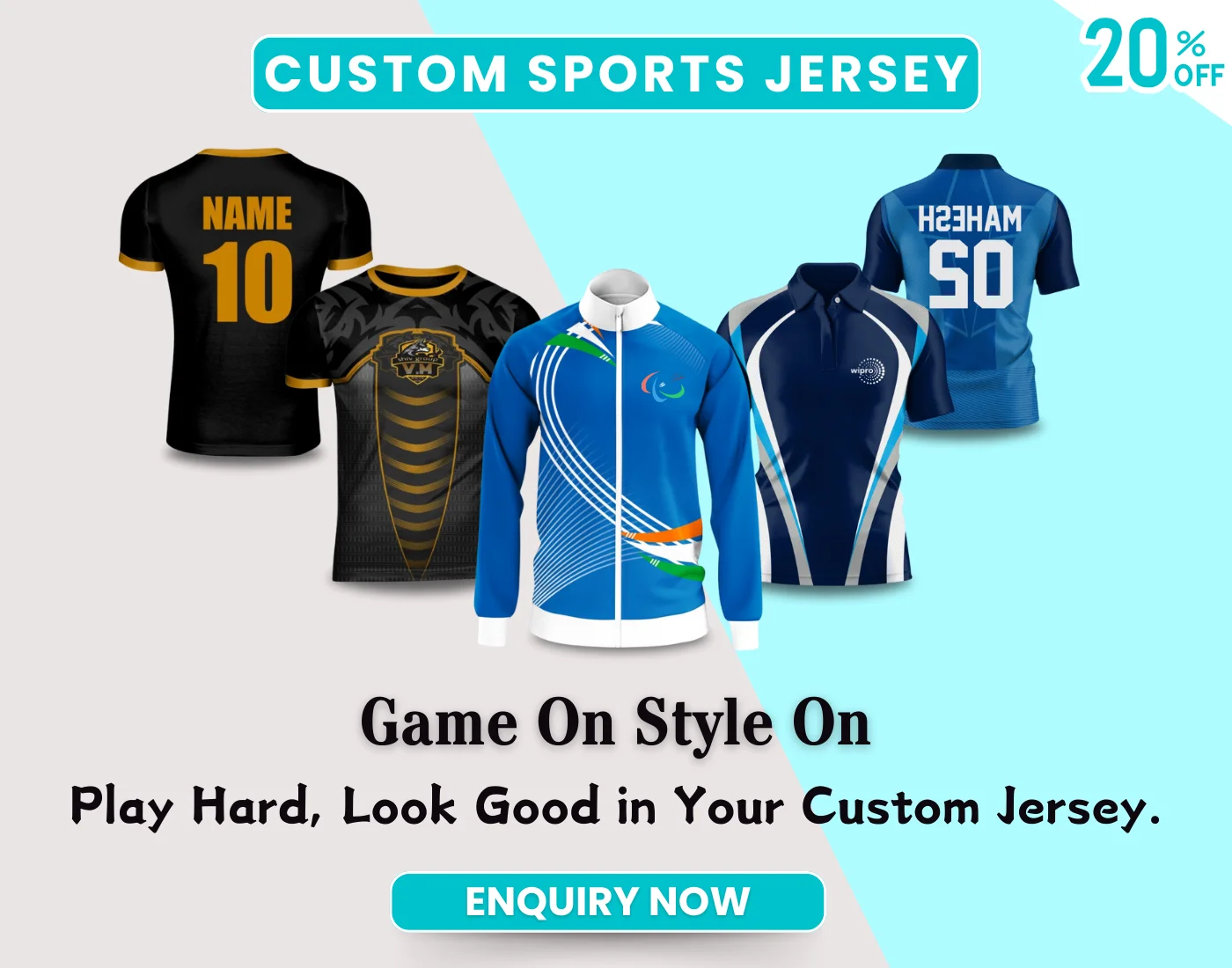 (Mobile) SPORTS JERSEY banner