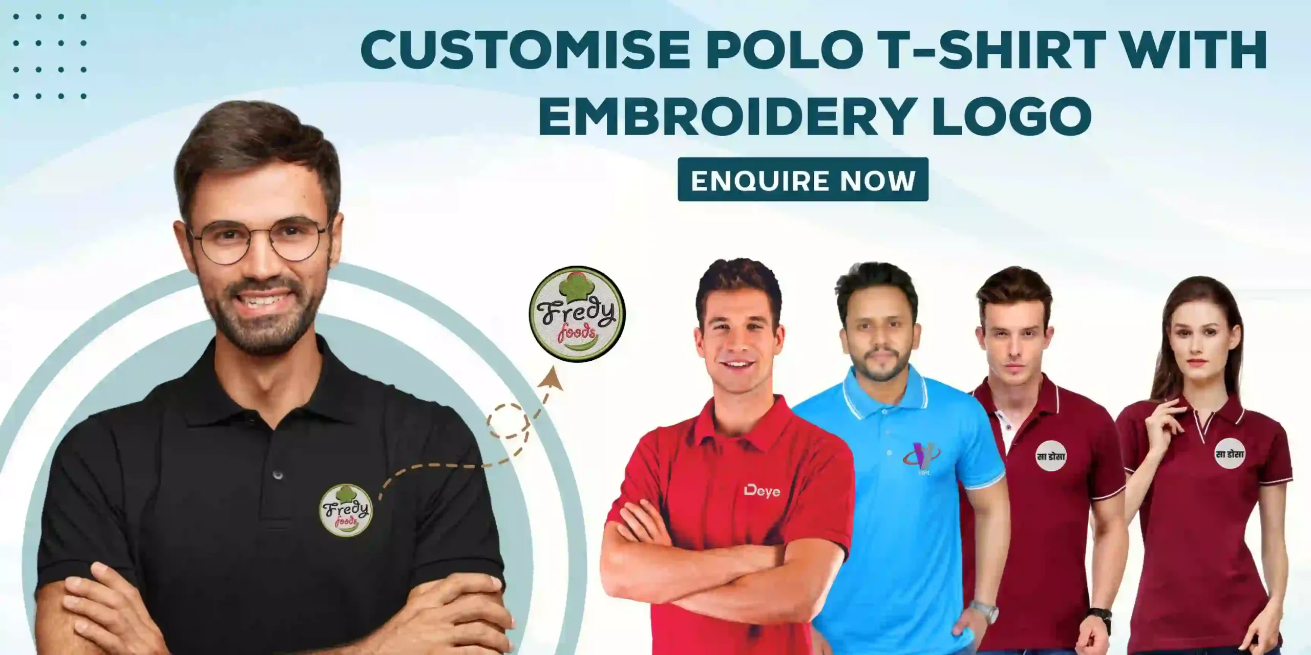 Polo t-shirts Desktop banner